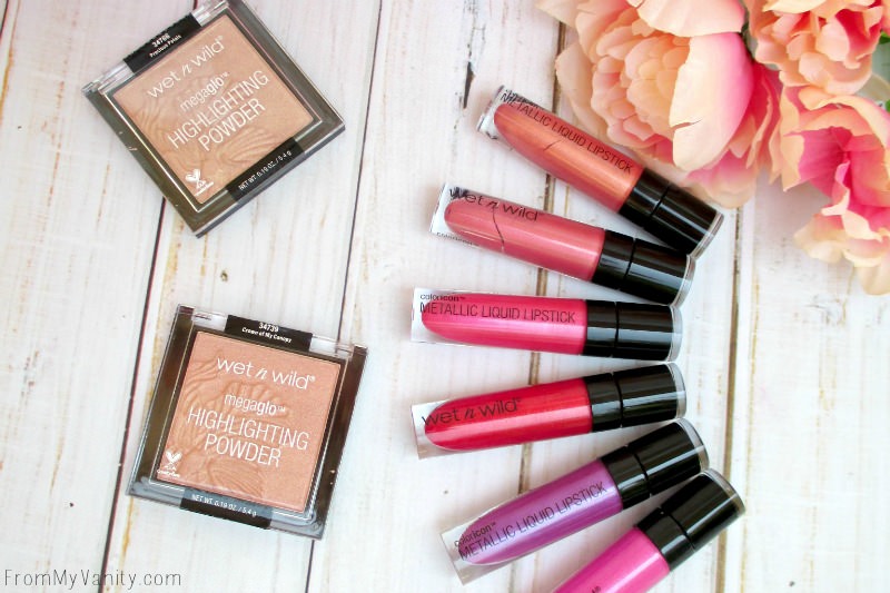 Highlighters and Liquid Lipsticks in the Wet n Wild Summer Collection
